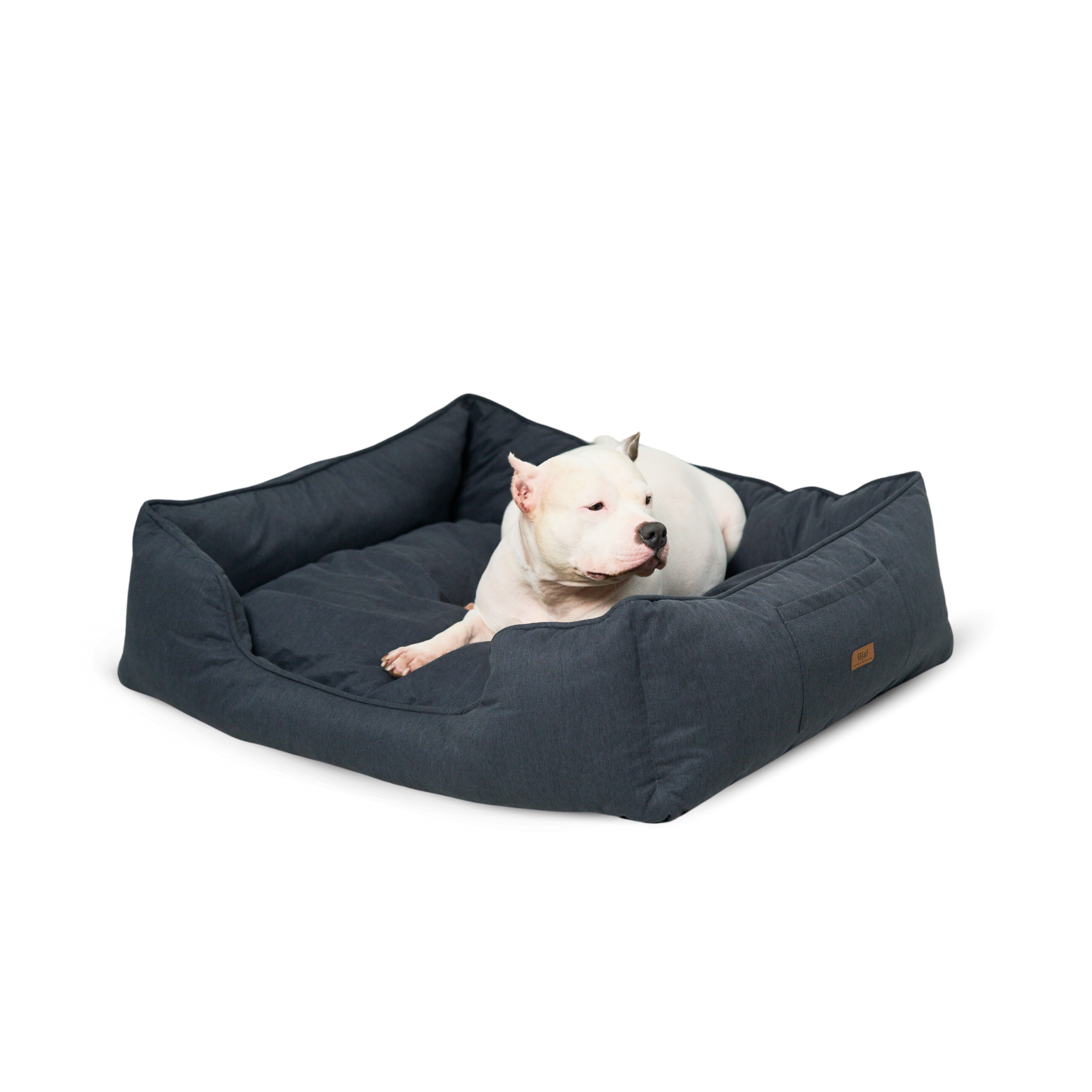 Bjaf - Alba antibakteriel hundeseng mørkegrå