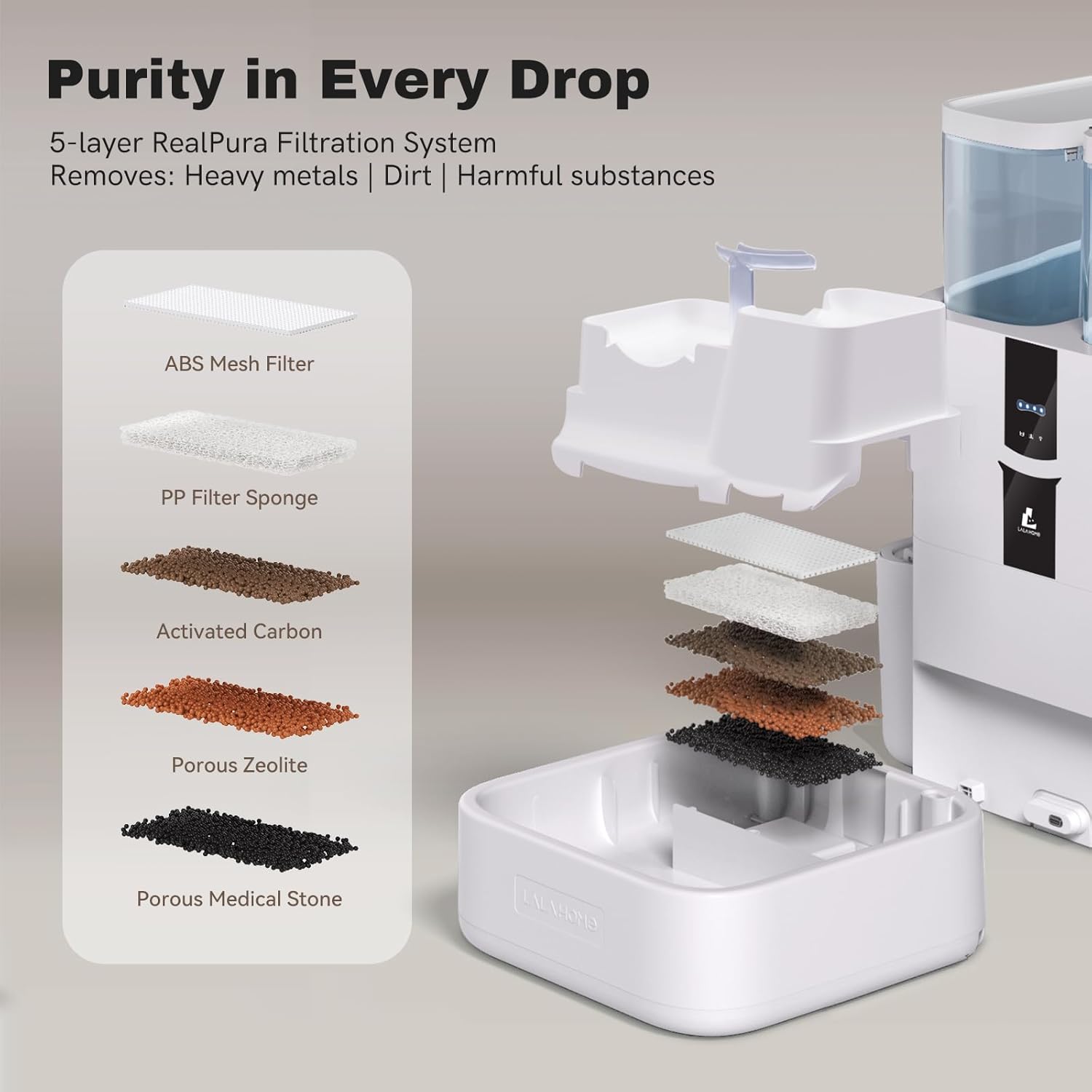 Automatic Cat Water Dispenser