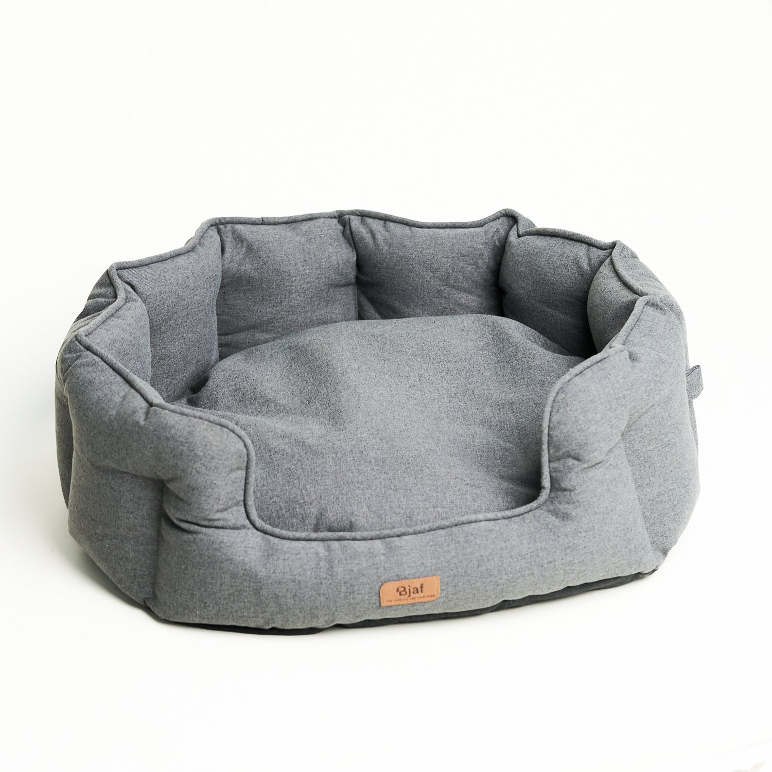 Bjaf - Molly Oval Hundeseng, mørkegrå