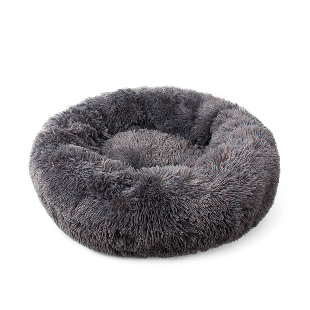 Beroligende donut hundeseng