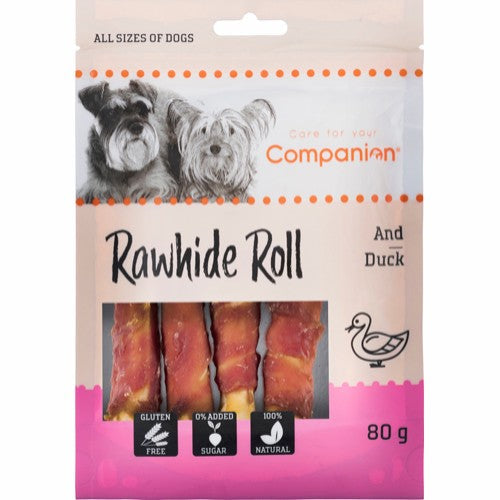 Companion - Duck Rawhide Rolls, 80g